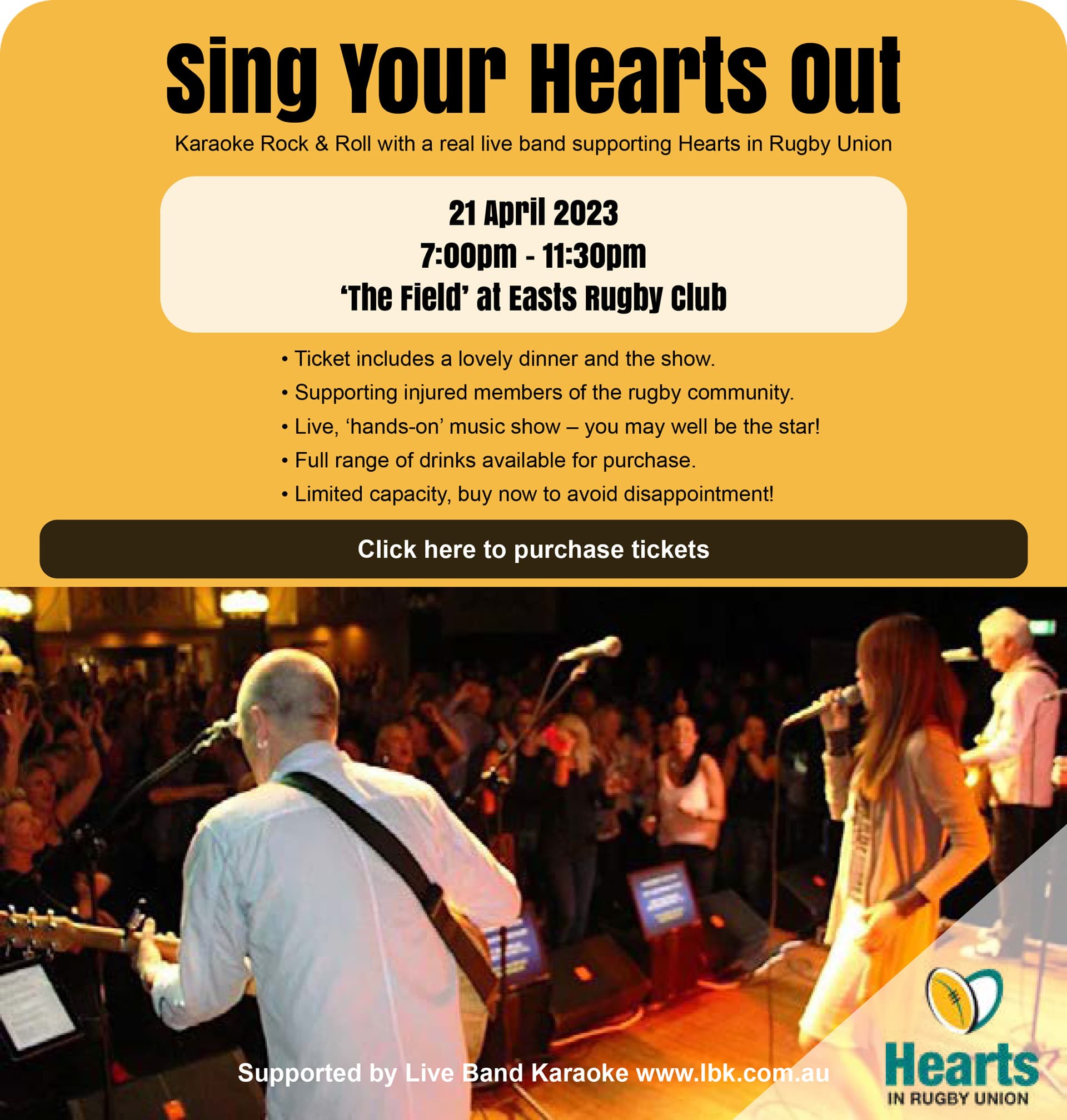 Sing Your Hearts Out 2023 Flyer