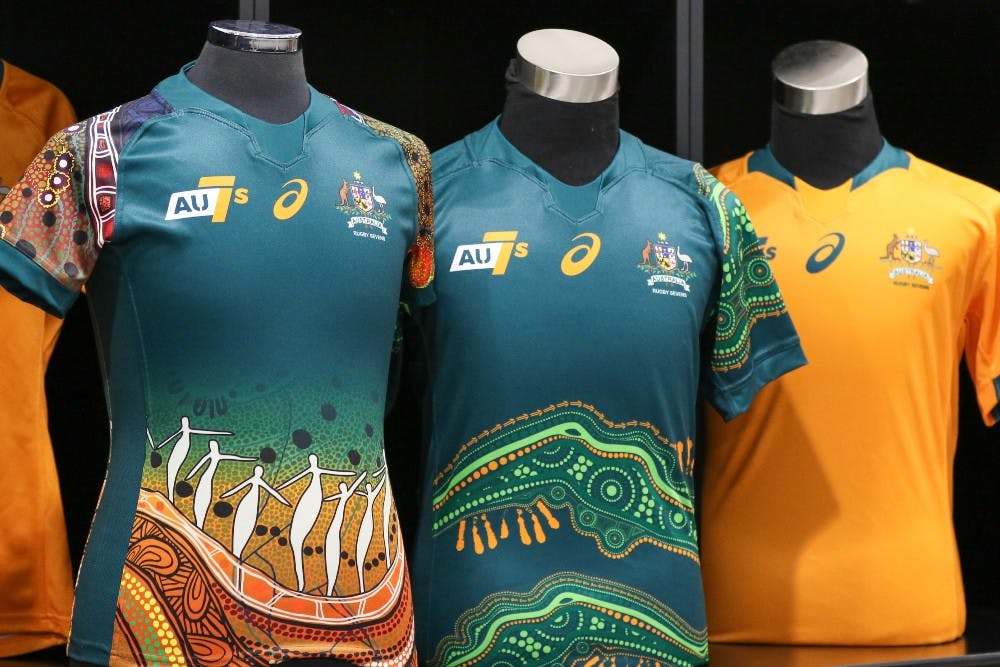 The Australian Sevens sides have confirmed new jerseys for the World Series. Photo: Rugby Australia/ Harrison Wakeling